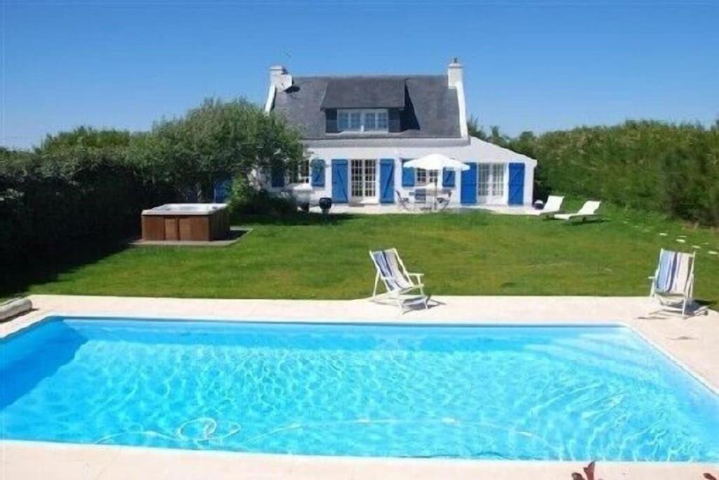 Maison "Ker Galinette " , Belle-Ile-En-Mer, Piscine Chauffee Et Jacuzzi Bangor Ngoại thất bức ảnh